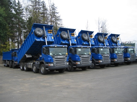 Продажа самосвалов Владивосток дилер Scania 