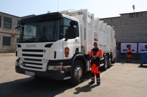 Мусоровозы Scania с оборудованием Zoeller